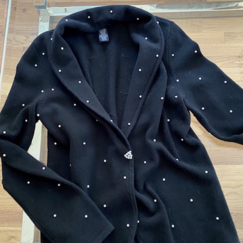 Jones New York Signature Blazer Style Sweater